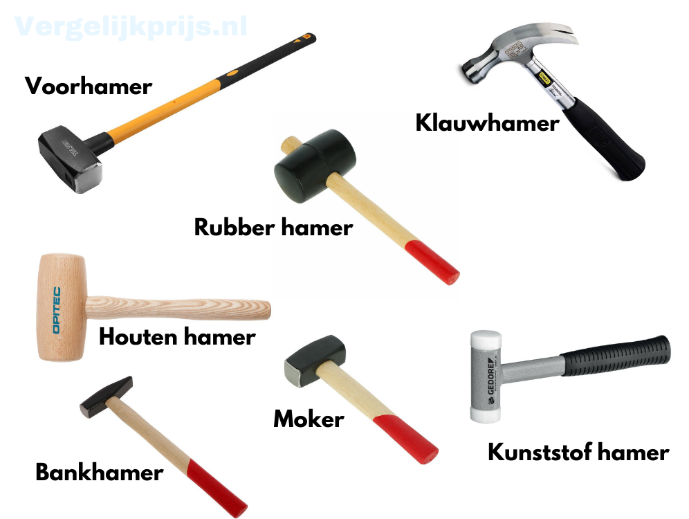 Verschillende soorten hamers | Hamers, Gereedschap - Het Derde Gehoorbeentje Naast Hamer En Aambeeld 10 Letters