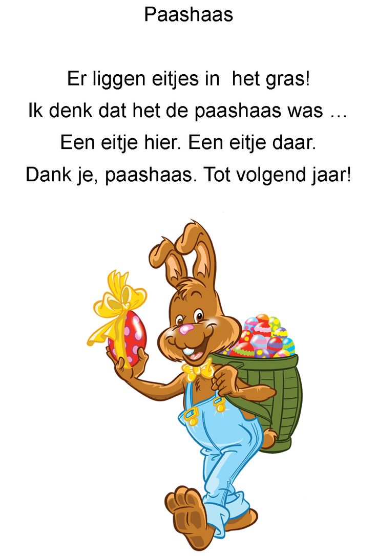versje: paashaas | Pasen, Knutselen pasen, Paashaas - Vrolijk Pasen In Het Duits