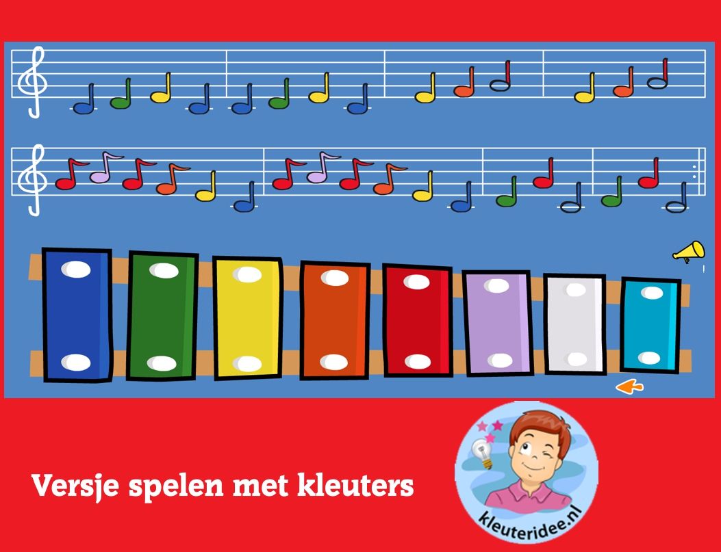 Versjes spelen met kleuters op digibord of computer op kleuteridee.nl - Spelletjes Voor Op Het Digibord