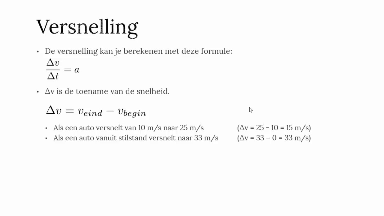 Hoe Bereken Je Tijd Met Afstand En Snelheid