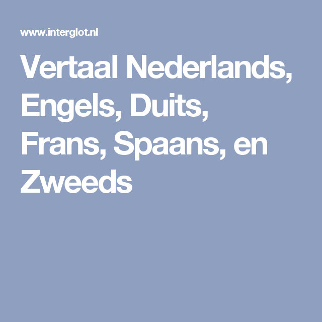 Vertaal Spaans Naar Nederlands Zinnen