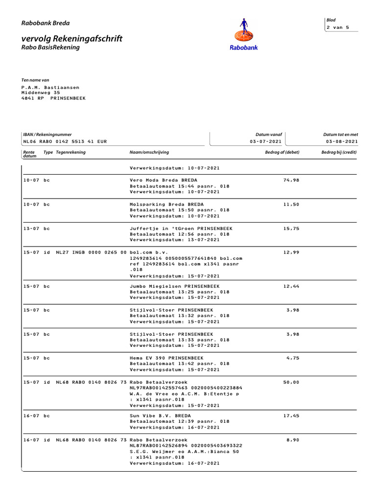 Abn Amro Bank Afschriften Downloaden