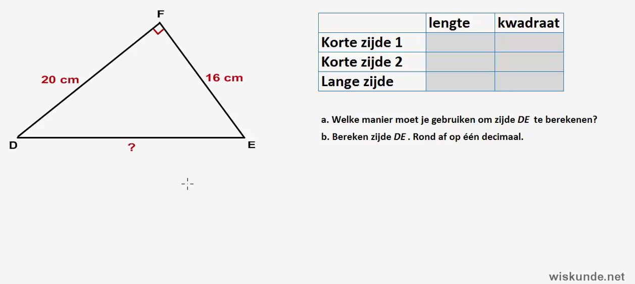 Video uitwerkingen VMBO 4 H3.3: Zijden berekenen in een driehoek 12e - Zijden Berekenen In Een Driehoek