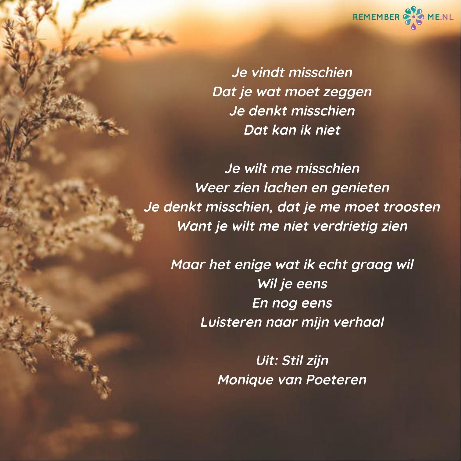 Vijf rouwgedichten uitgelicht | Outdoor - Laatste Gedicht Van Een Dichter