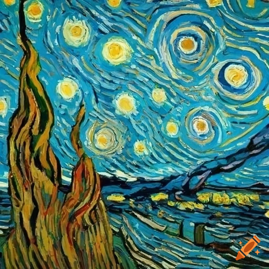 Vincent van gogh-style prairies painting on Craiyon - Vincent Van Gogh The Movie
