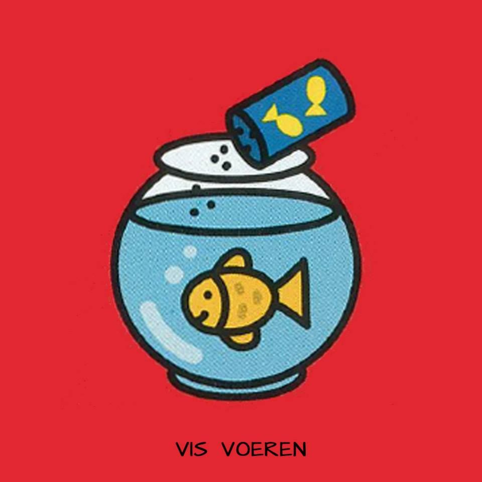 Vissen eten geven Schedule Cards, Story Stones, Classroom Organisation - Heeft Een Vis Een Hart