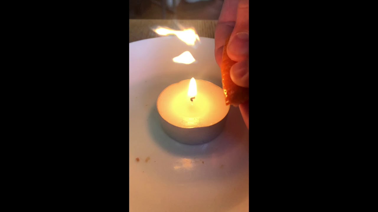vlammen maken met de schil van een mandarijn - YouTube - Schil Van Een Boom 4 Letters