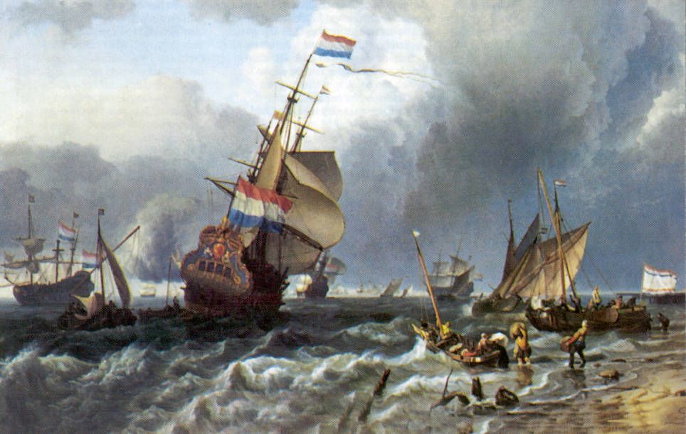 VOC Sailing Ships, Holland, Vikings, Dutch, History, Painting, Art, The - Weetjes Over De Gouden Eeuw