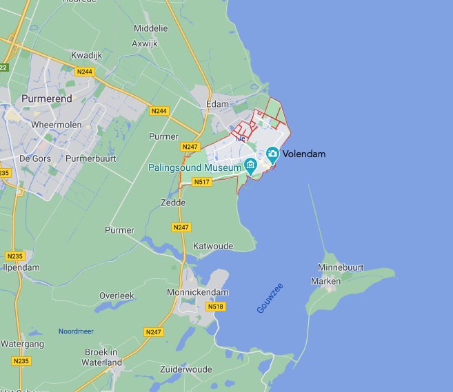 Volendam – Holland – Land of water - Welke Polder Ligt Ten Westen Van Volendam