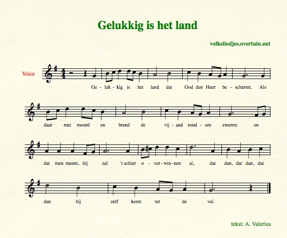 Gelukkig Is Het Land