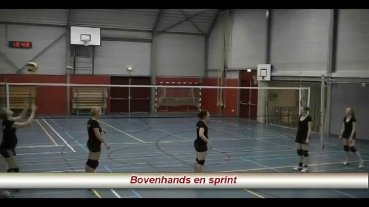 Volleybaloefening: Bovenhands en sprint - YouTube - Hoeveel Time Outs Bij Volleybal
