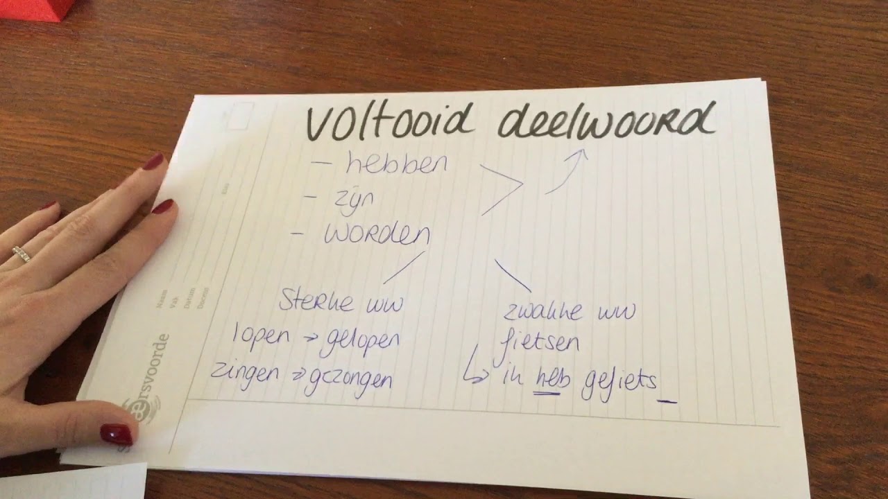 Voltooid deelwoord - YouTube - Wat Is Het Voltooid Deelwoord