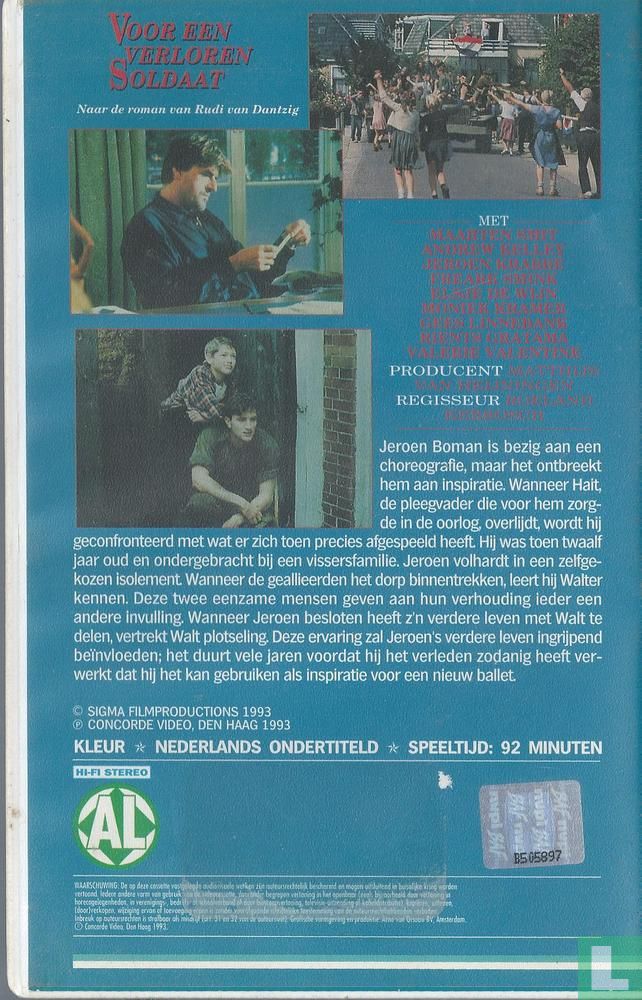 Voor een verloren soldaat VHS (1993) - VHS video tape - LastDodo - Voor Een Verloren Soldaat Samenvatting