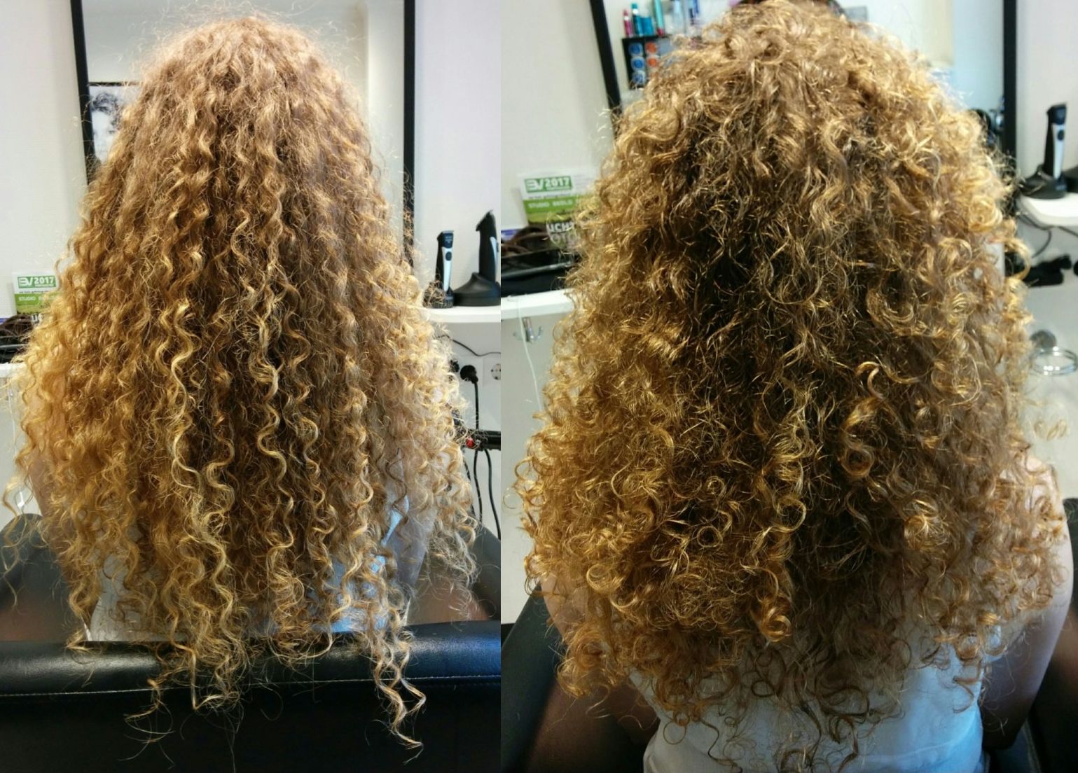 Voor na, before after, krullenknippen. Krullen geknipt bij - Hoe Lang Blijft Permanent Krullen Zitten