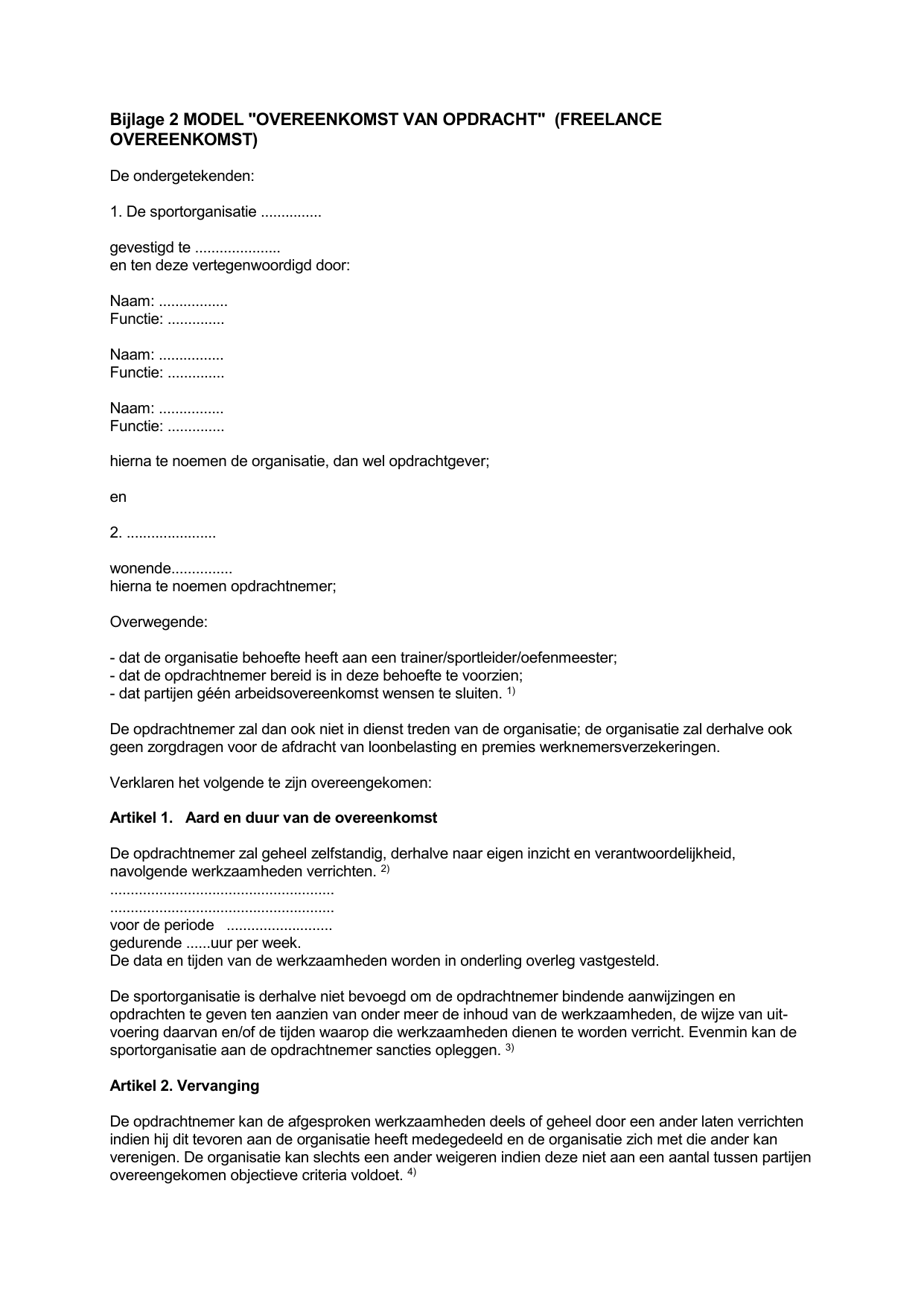 Voorbeeld Arbeidsovereenkomst Schoonmaak Gratis Downl - vrogue.co - Overeenkomst Van Aanneming Van Werk