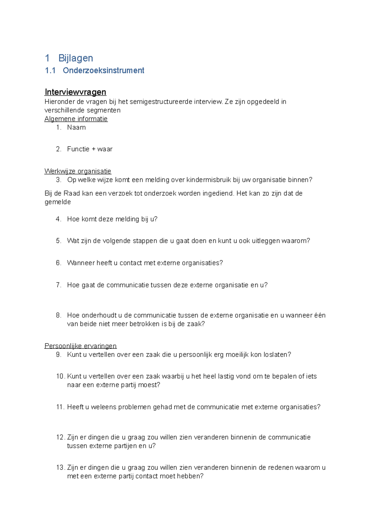 Voorbeeld Interview 2 Vng - vrogue.co - Open Vragen Voor Een Interview