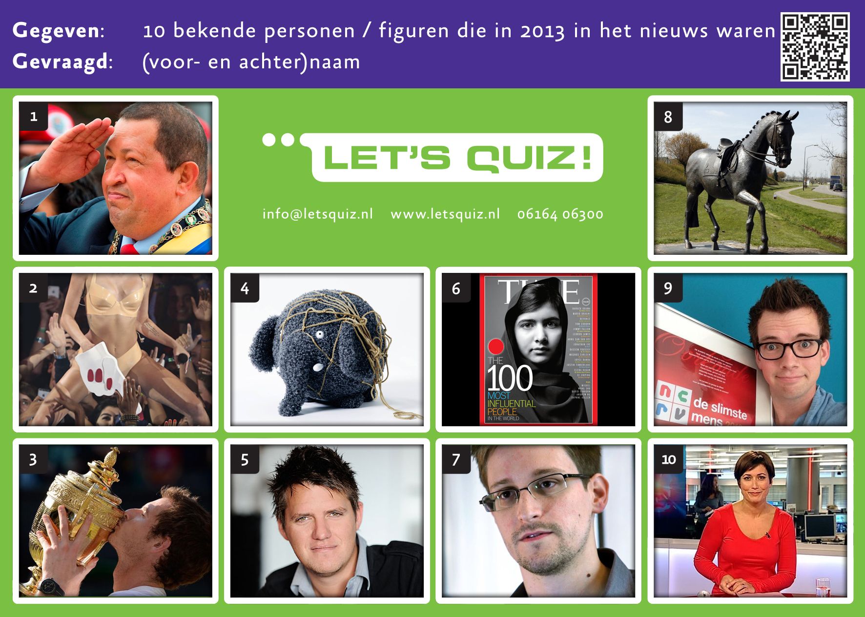 Voorbeeld Oliebollenquiz (uit het jaar 2013) - Let's Quiz | Quiz - Online Quiz Spelen Met Groep
