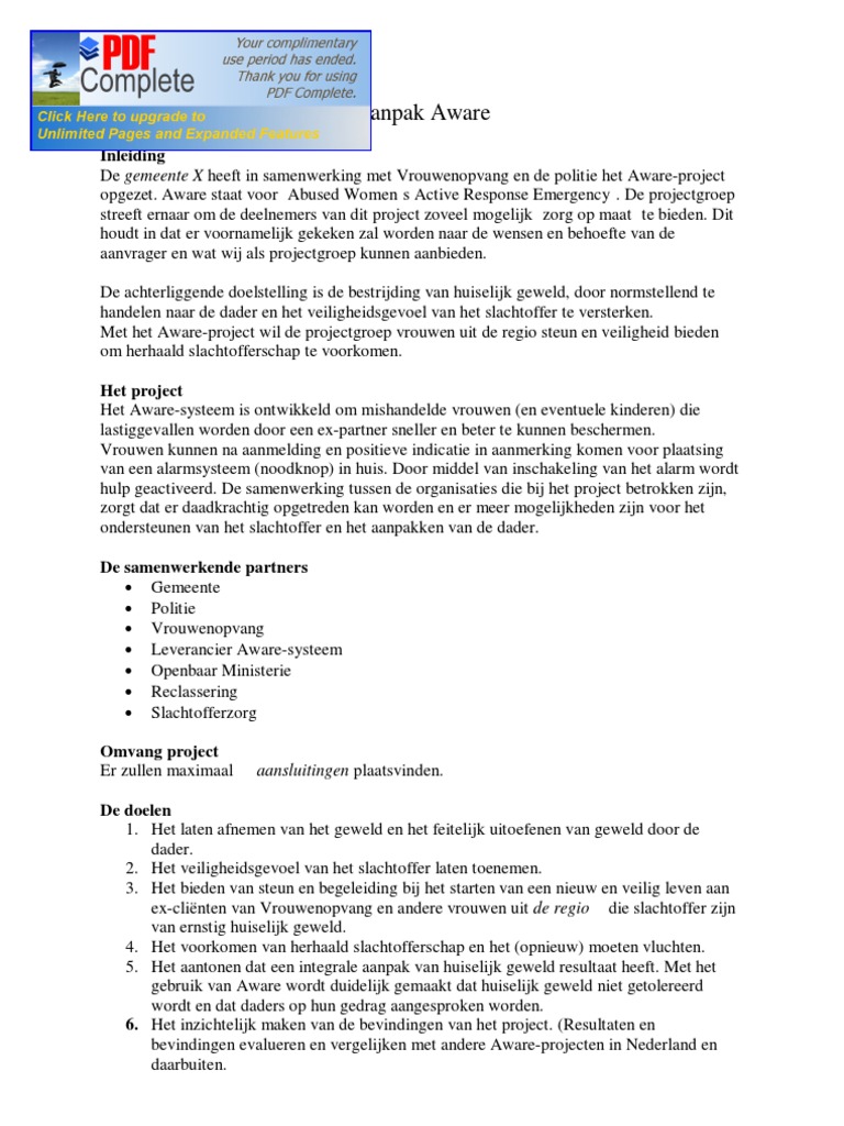 Voorbeeld Plan Van Aanpak | PDF - Scriptie Plan Van Aanpak Voorbeeld