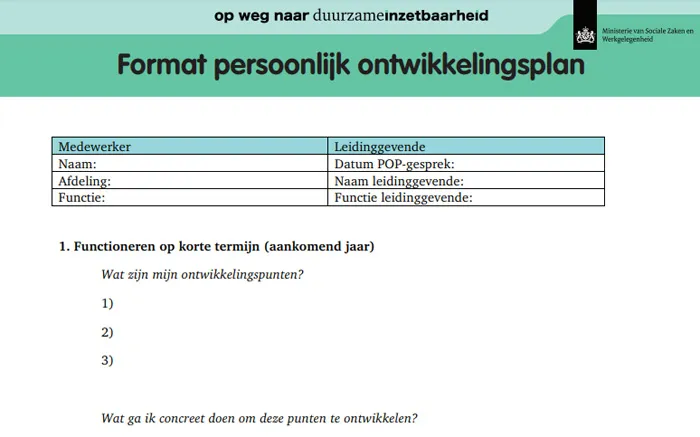 Voorbeelden persoonlijk ontwikkelingsplan - zo maak je een POP - Hoe Maak Je Een Persoonlijk Ontwikkelingsplan