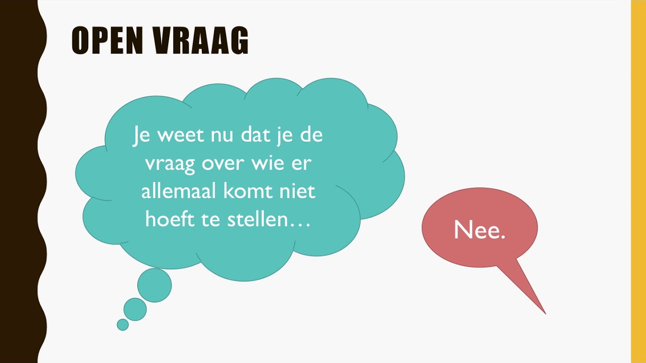 Wat Is Een Open Vraag