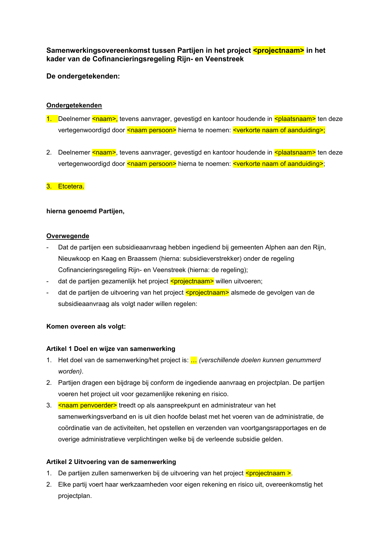 Voorbeelden Voorbeeld 1 Voorbeeld 2 - vrogue.co - Aanneming Van Werk Of Overeenkomst Van Opdracht