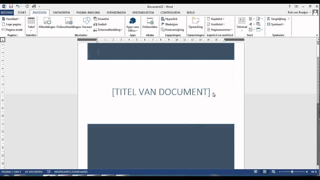 voorblad maken - YouTube - Hoe Ziet Een Voorblad Eruit