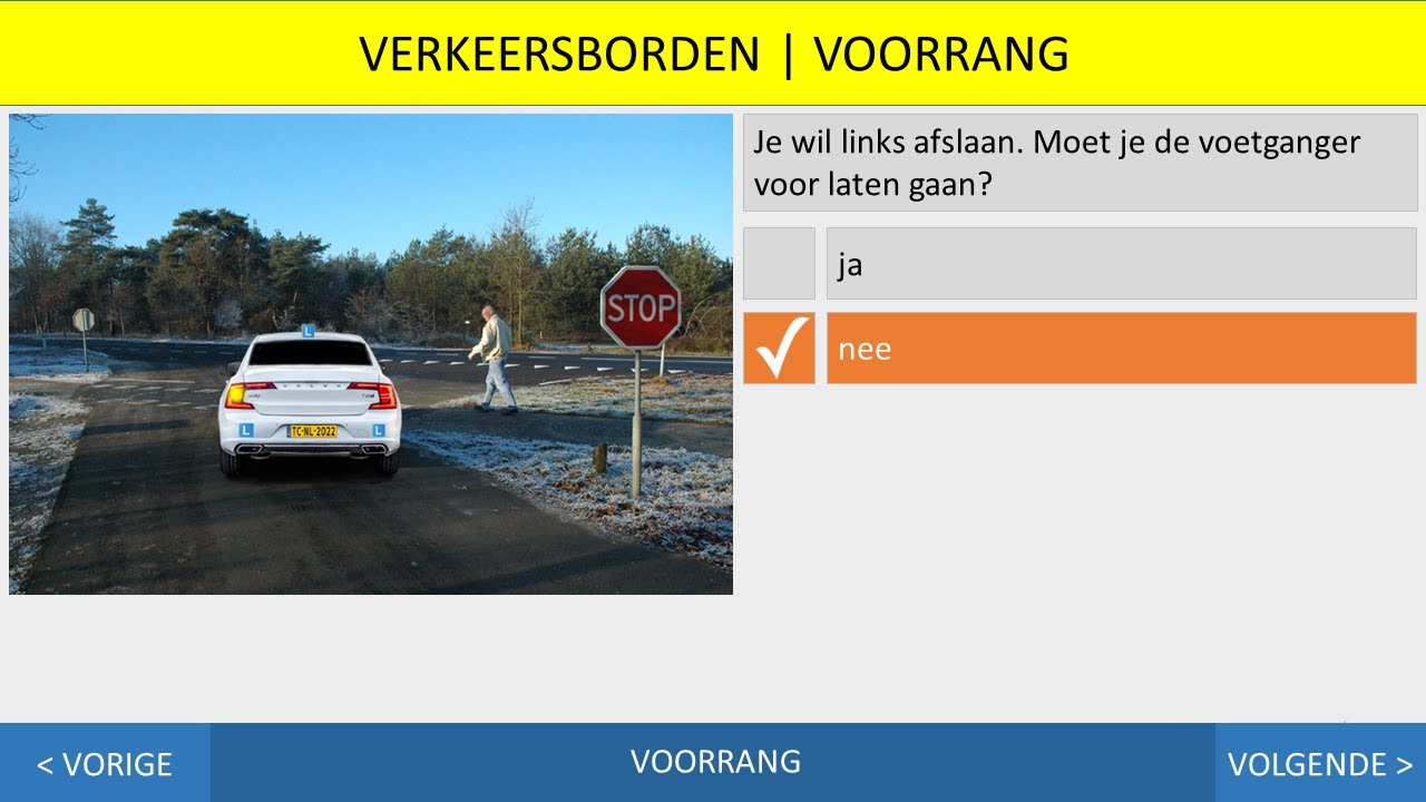 Dalend Of Stijgend Verkeer Voorrang
