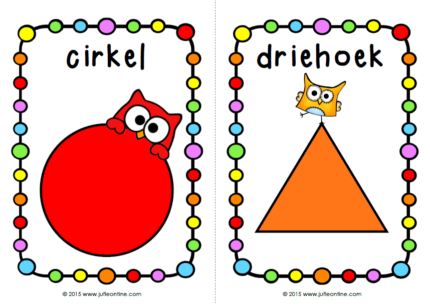 Vormen en kleuren oefenen » Juf Leontine - Thema Vormen En Kleuren