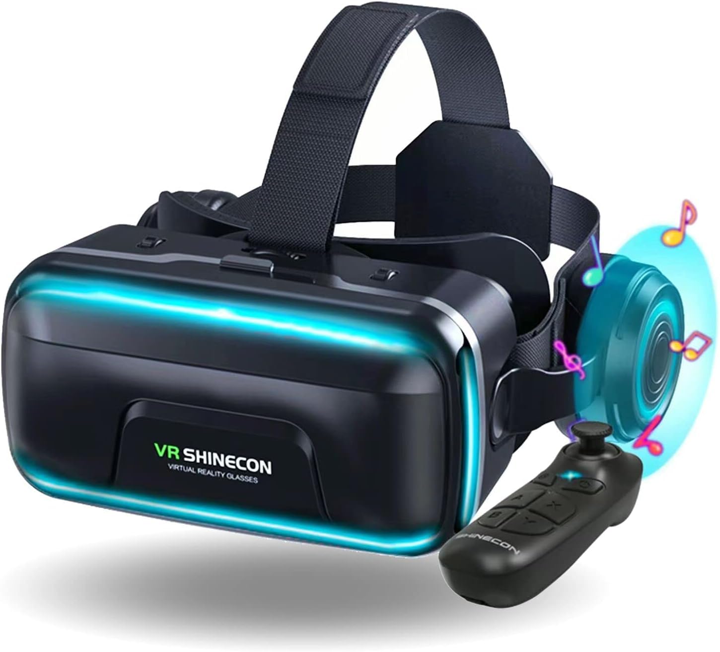 VR Headsets With Remote Controller 3D Glasses Virtual Reality Headset - Wat Is Een Virtual Reality Bril