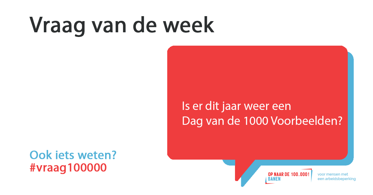 Vraag van de week: Is er dit jaar weer een Dag van de 1000 Voorbeelden - Hoeveel Hurricanes Waren Er Dit Jaar In De Vs