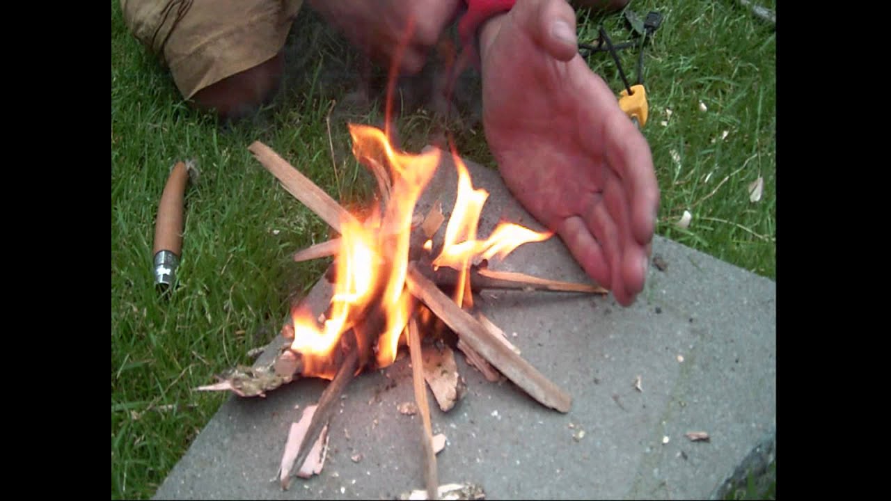 vuur maken met berkenbast en magnesiumstaaf - YouTube - Welke Elementen Zijn Nodig Om Vuur Te Maken