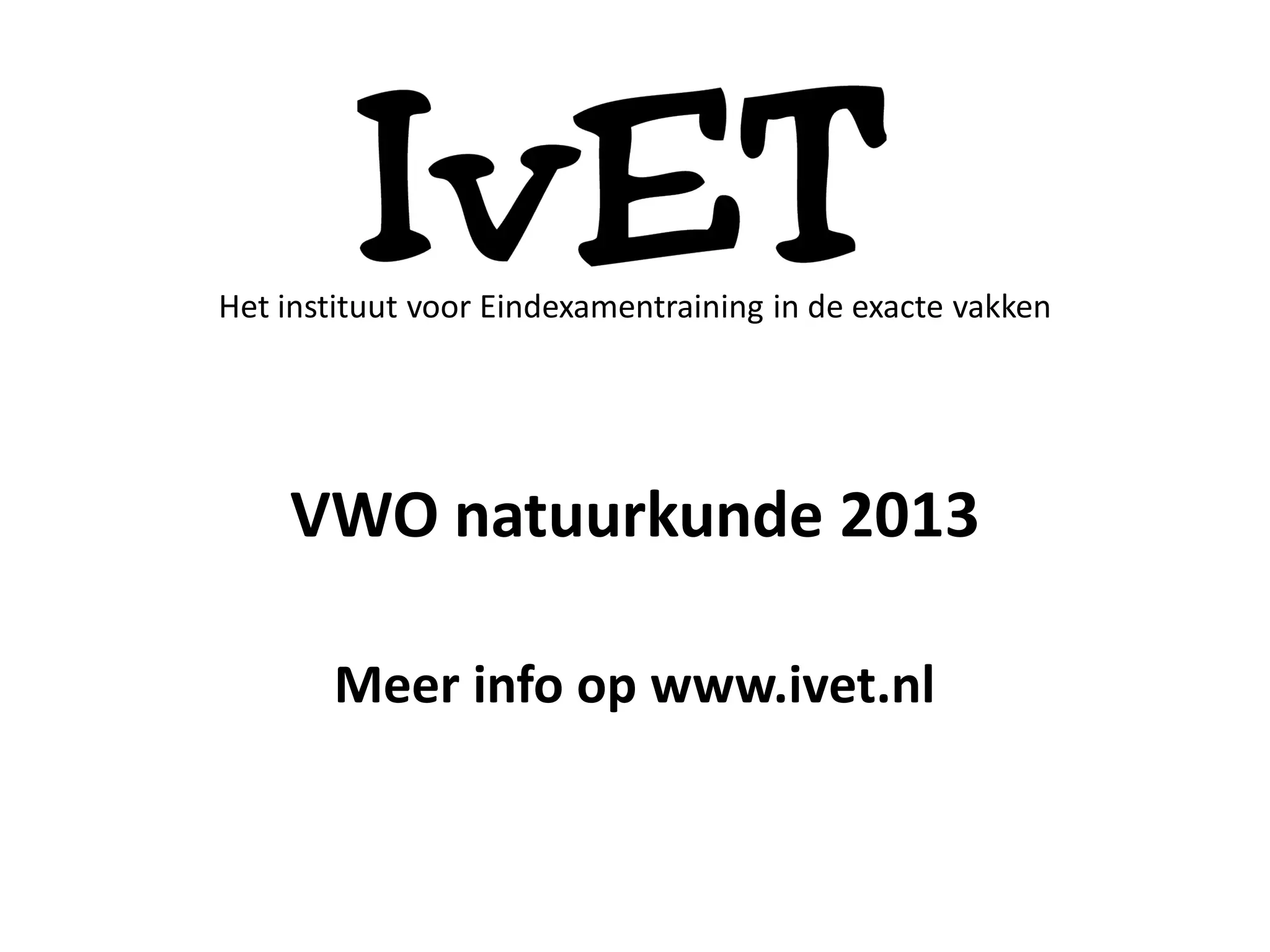 VWO Natuurkunde 2013 | PPT - Natuurkunde Vwo 5 Hoofdstuk 10