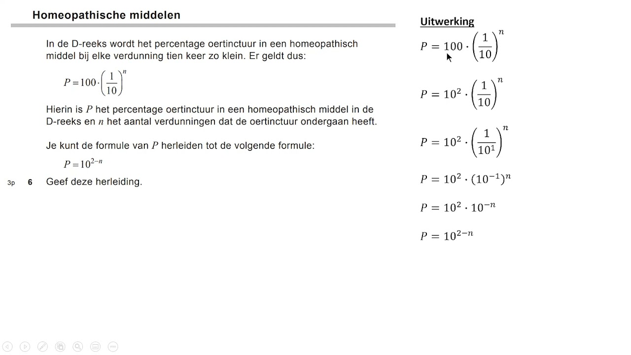 Formuleblad Wiskunde A Vwo Examen