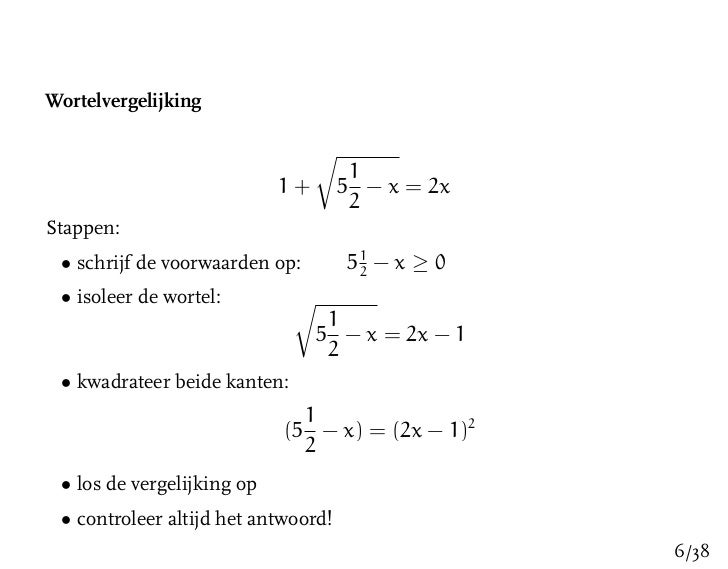 VWO wiskunde B 2012 - Formuleblad Wiskunde B Vwo Examen
