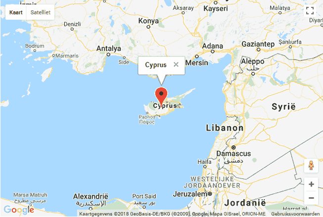 Waar Ligt Cyprus Op De Kaart
