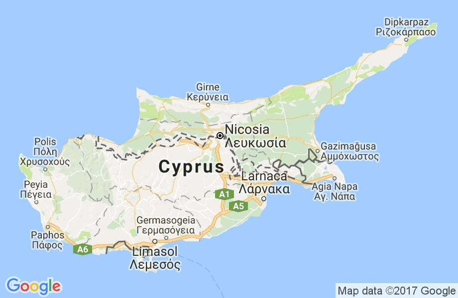 Waar Ligt Cyprus Op De Kaart | Kaart - Waar Ligt Cyprus Op De Kaart