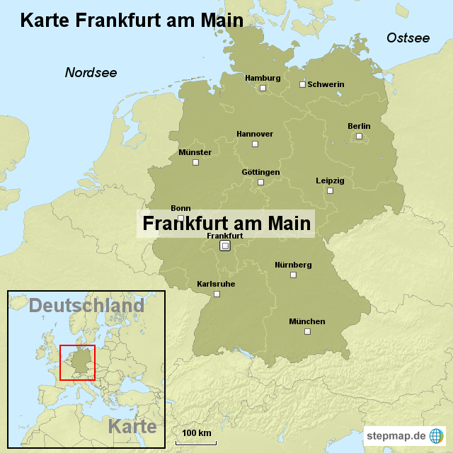 Waar Ligt Frankfurt Op De Kaart - Vogels - Waar Ligt Frankfurt Op De Kaart