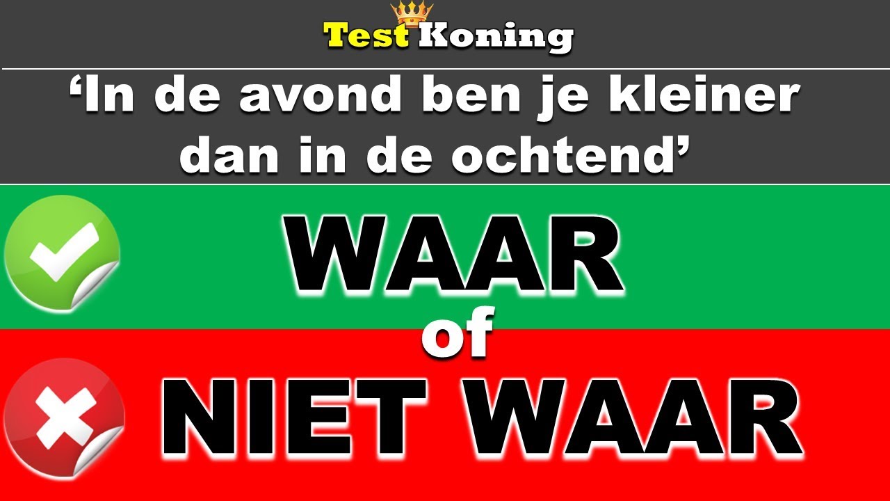 WAAR of NIET WAAR? - YouTube - Waar Is De Wind Als Het Niet Waait