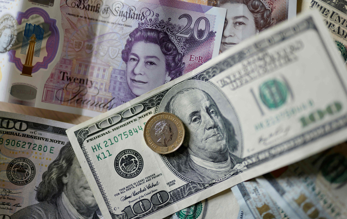 Waarde Britse pond naar laagterecord ten opzichte van dollar | Foto | AD.nl - Waarde Van Pond Naar Euro