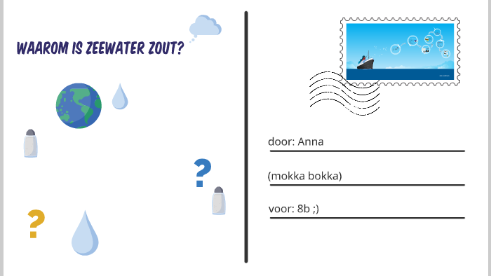 Waarom is zeewater zout? by anna renne on Prezi - Waarom Is Het Zeewater Zout
