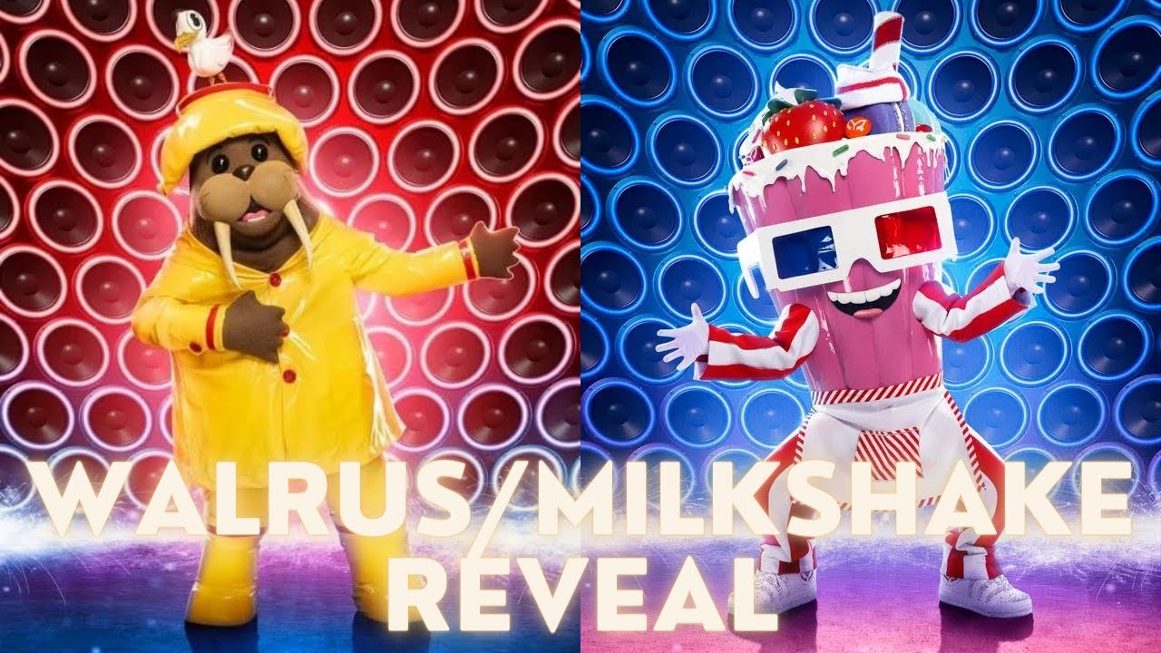 Walrus/Milkshake Reveal!! | The Masked Singer Season 8 - YouTube - Wie Is De Walrus Masked Singer