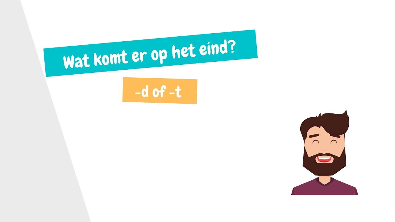 WANNEER GEBRUIK IK D OF T | SPELLING - YouTube - Besteld Met D Of T