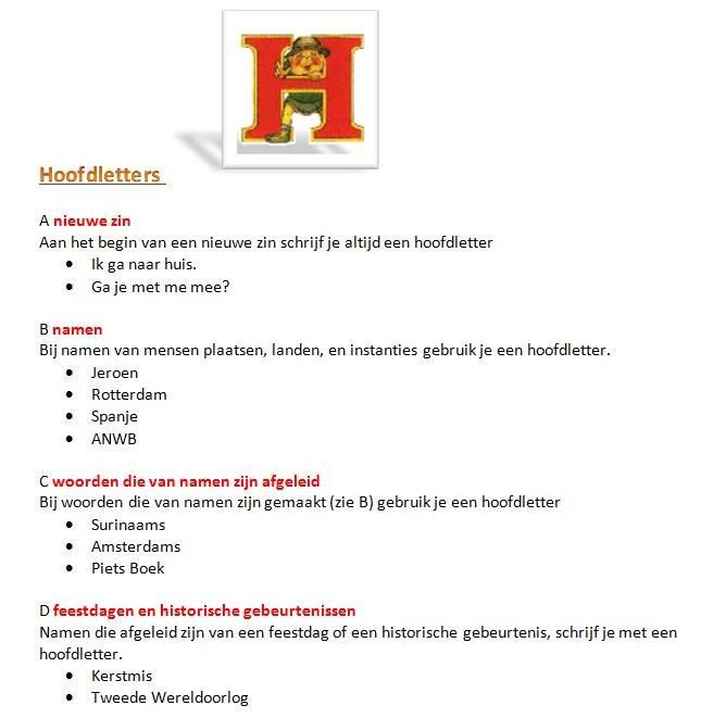 Wanneer gebruik je een Hoofdletter? Spelling, Games - Wanneer Gebruik Je Een Hoofdletter