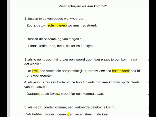 Wanneer Plaats Je Een Komma: Een Eenvoudige Gids - Wanneer Plaats Je Een Komma