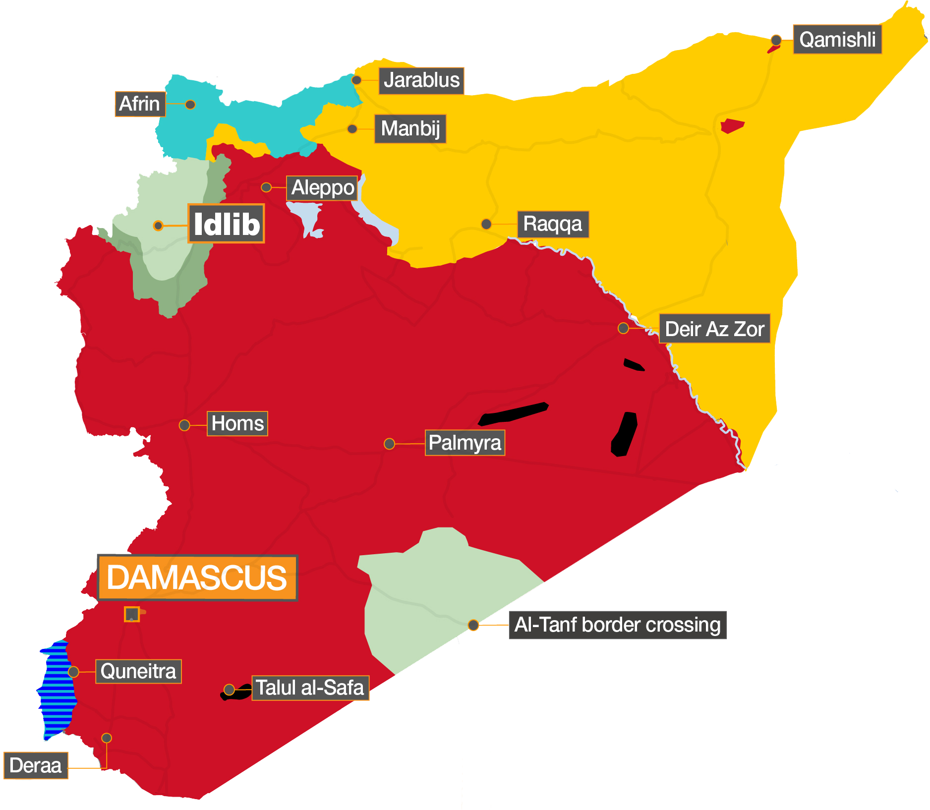 War in Syria: Who controls what and what happens - Is Er Nog Oorlog In Syrie