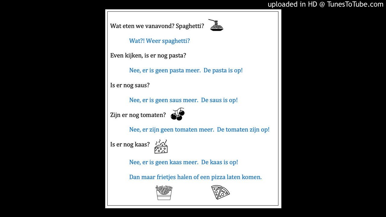 Wat Gaan We Vandaag Eten
