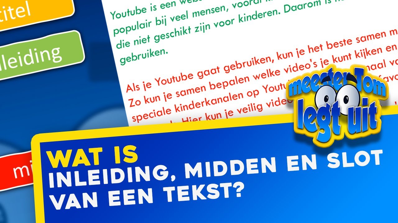Wat is de inleiding, het midden en het slot van een tekst? - YouTube - Wat Moet Er In Een Inleiding Staan