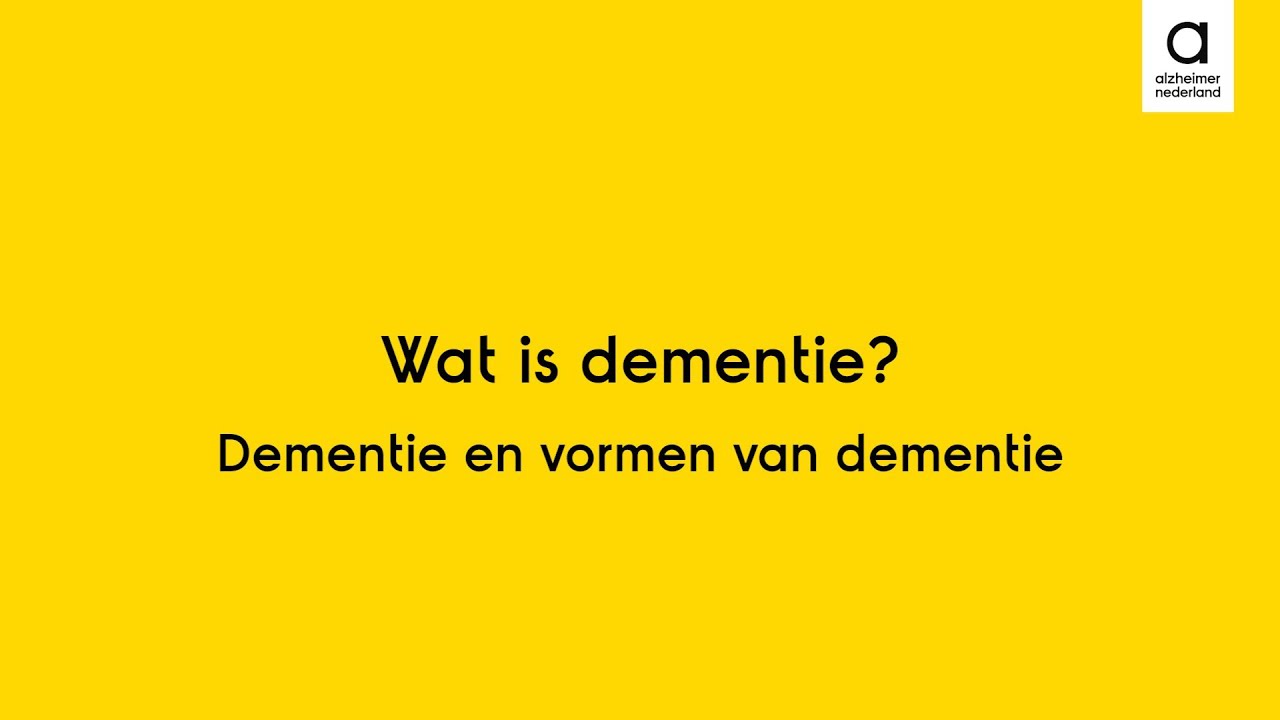 Wat is dementie? | 1. Dementie en vormen van dementie - YouTube - Kans Op Hartfalen En Dementie