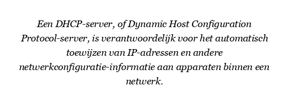Wat Is Een Dhcp Server