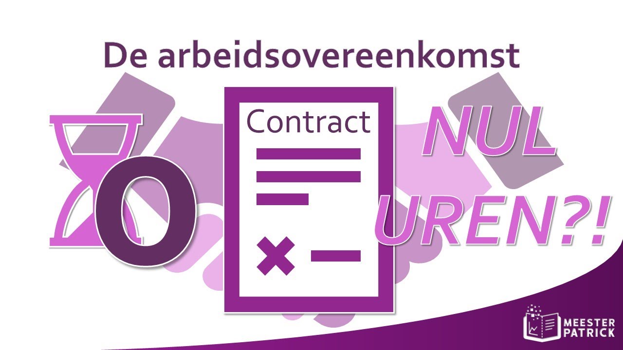 Wat Staat Er In Een Arbeidsovereenkomst